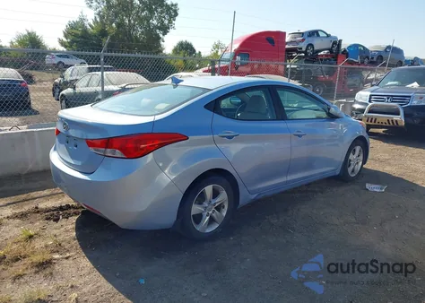 2012 Hyundai Elantra Gls (Ulsan Plant) z USA, uszkodzony, nr VIN KMHDH4AE1CU314597